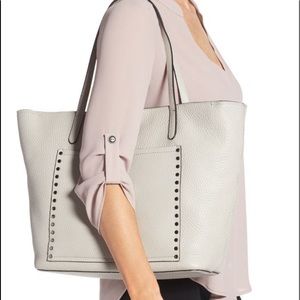 Rebecca Minkoff Unlined Front Pocket Leather tote